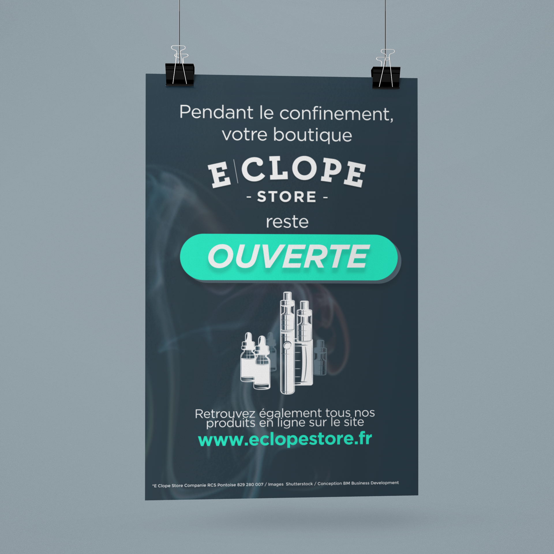 agence communication affiche print impression eclope store 95 66 bmbd