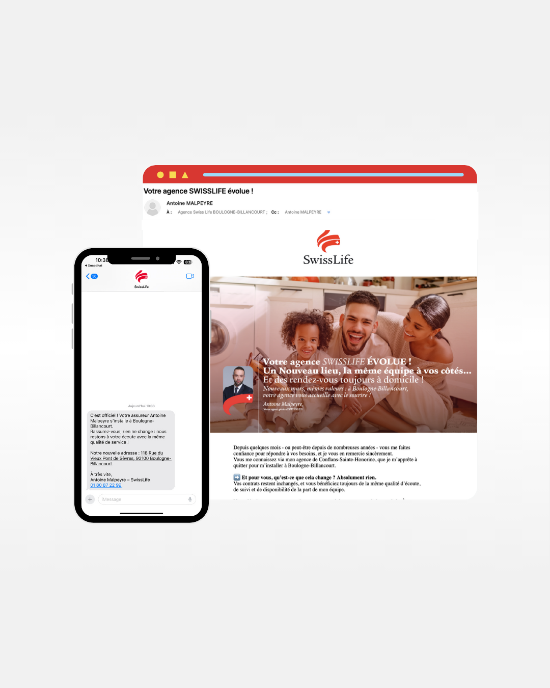 campagne digitale Swiss life agent général