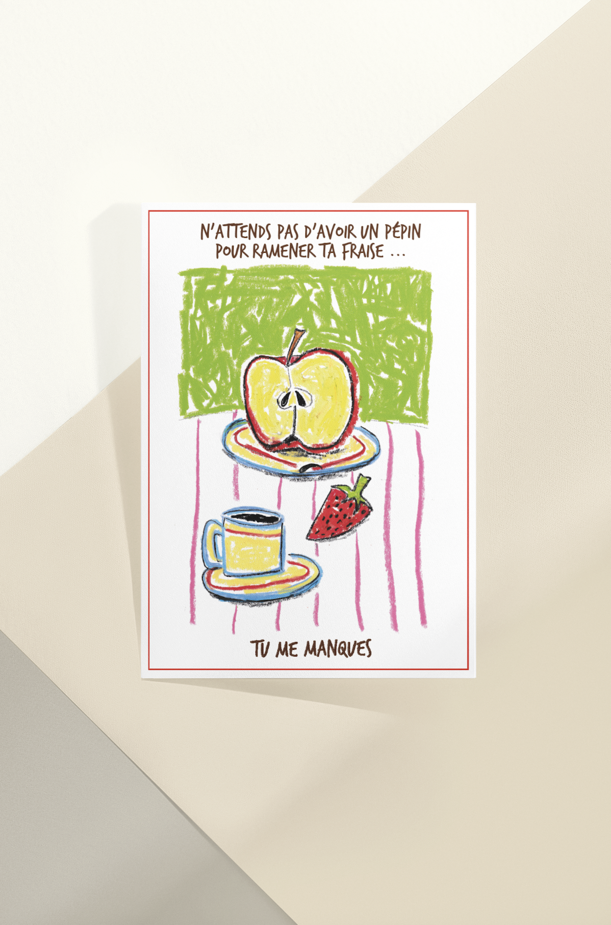 Carte postale marion astrou illustratrice